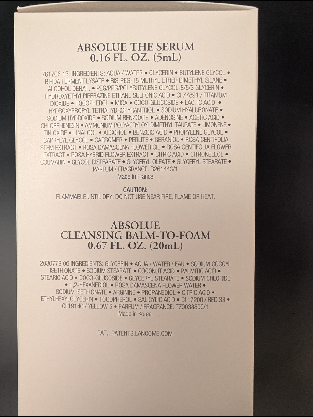 Lancome Absolue Discovery Set - Absolute Skincare Gift Set - Picture 2 of 3